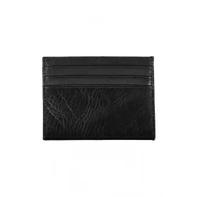    Pánska kožená peňaženka Tommy Hilfiger čierna, puzdro na karty 11 x 8 x 1 cm