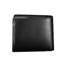   Pánska kožená peňaženka Tommy Hilfiger čierna 12 x 10 x 3 cm
