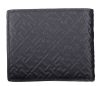  Reliéfna kožená peňaženka Tommy Hilfiger tmavomodrá 12 x 10 cm