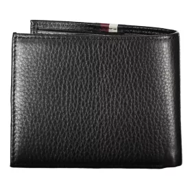    Čierna pánska kožená peňaženka Tommy Hilfiger 11 x 9 cm