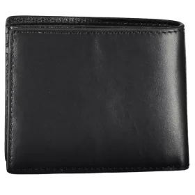    Kožená peňaženka Tommy Hilfiger čierna, pánska 11 x 9 cm