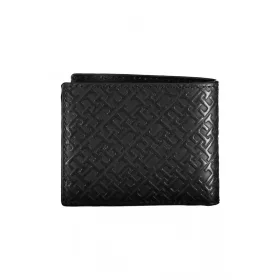    Pánska kožená peňaženka Tommy Hilfiger čierna 11 x 9 x 2 cm