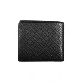    Pánska kožená peňaženka Tommy Hilfiger čierna 12 x 12 x 2 cm