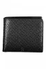  Pánska kožená peňaženka Tommy Hilfiger čierna 12 x 12 x 2 cm