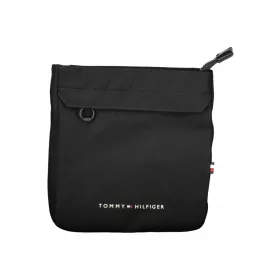    Pánska čierna kabelka cez rameno Tommy Hilfiger, bočná kabelka