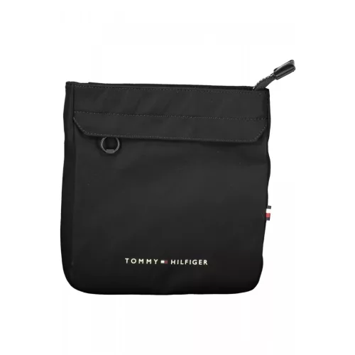  Pánska čierna kabelka cez rameno Tommy Hilfiger, bočná kabelka