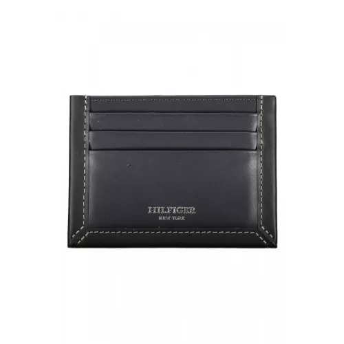  Pánska kožená peňaženka Tommy Hilfiger tmavo modrá, puzdro na karty 11 x 8 x 1 cm