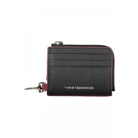    Pánska kožená peňaženka Tommy Hilfiger čierna 10 x 8 x 2 cm