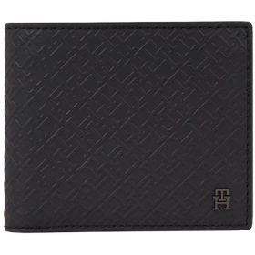    Pánska kožená peňaženka Tommy Hilfiger čierna 12 x 12 x 2 cm