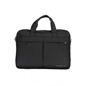  Pánska čierna aktovka, taška na notebook Tommy Hilfiger
