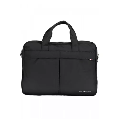  Pánska čierna aktovka, taška na notebook Tommy Hilfiger