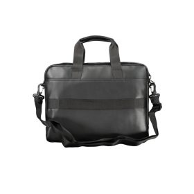    Pánska aktovka, taška na notebook Tommy Hilfiger čierna z umelej kože