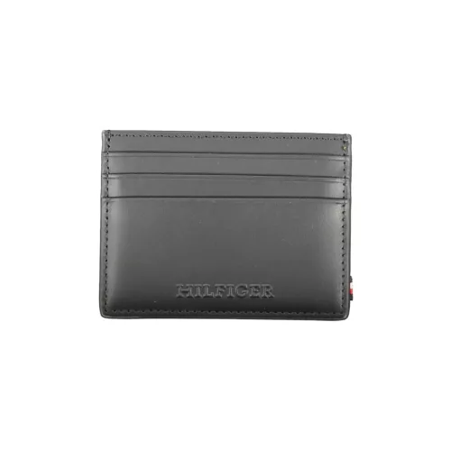  Pánska kožená peňaženka Tommy Hilfiger sivá, puzdro na karty 10 x 8 x 1 cm
