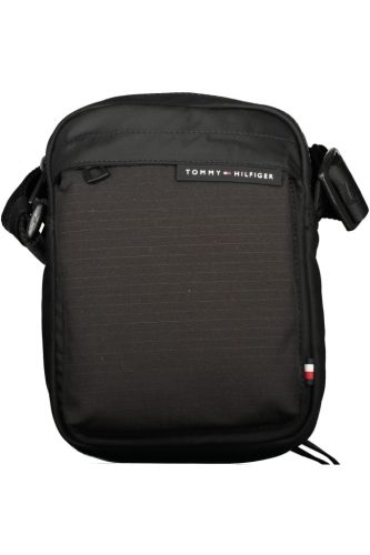  Čierna pánska kabelka cez rameno Tommy Hilfiger, bočná taška 20 x 15 x 6 cm