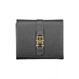  Dámska peňaženka Tommy Hilfiger čierna 12 x 9 x 4 cm