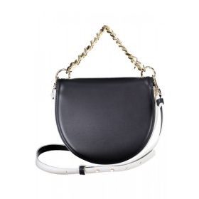   Čierna dámska kabelka Tommy Hilfiger, taška cez rameno 21 x 17,5 x 5,5 cm