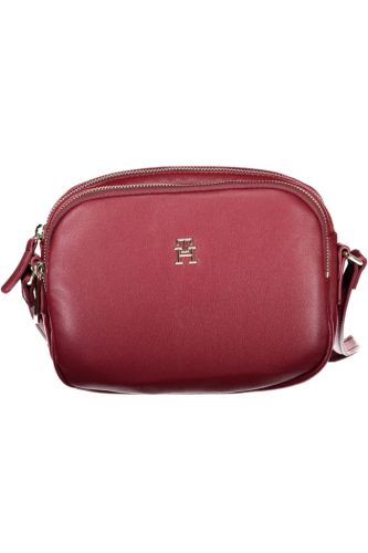  Dámska kabelka cez rameno Tommy Hilfiger v bordovej farbe, crossbody, 22 x 15 x 6 cm