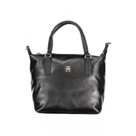    Čierna dámska kabelka cez rameno Tommy Hilfiger, bočná taška 23 x 20 x 15 cm