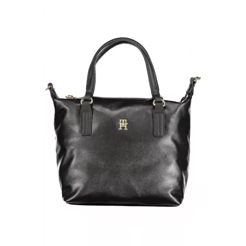  Čierna dámska kabelka cez rameno Tommy Hilfiger, bočná taška 23 x 20 x 15 cm