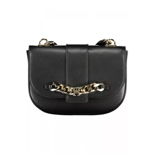  Čierna dámska kabelka cez rameno Tommy Hilfiger 22 x 13 x 5 cm