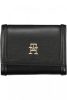  Dámska peňaženka Tommy Hilfiger čierna 12 x 10 x 3 cm
