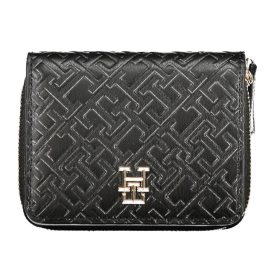  Dámska čierna peňaženka Tommy Hilfiger 12 x 10 x 3 cm