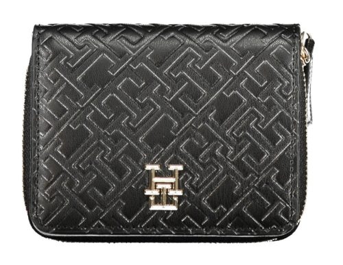  Dámska čierna peňaženka Tommy Hilfiger 12 x 10 x 3 cm