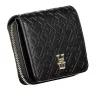  Dámska čierna peňaženka Tommy Hilfiger 12 x 10 x 3 cm