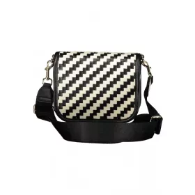   Dámska čiernobiela kabelka cez rameno Tommy Hilfiger, bočná taška 19 x 15 x 8 cm