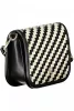 Dámska čiernobiela kabelka cez rameno Tommy Hilfiger, bočná taška 19 x 15 x 8 cm