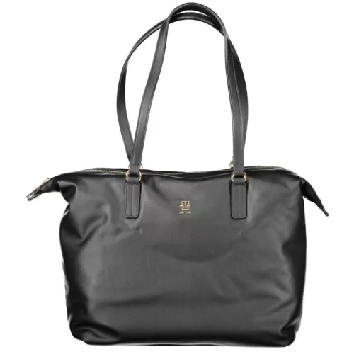  Čierna dámska kabelka cez rameno Tommy Hilfiger 33 x 24 x 15 cm