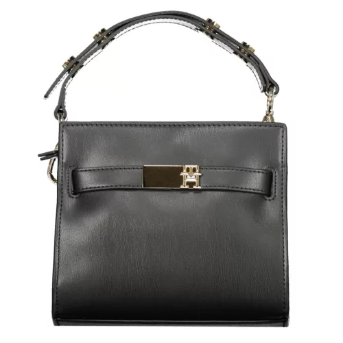  Dámska čierna kabelka Tommy Hilfiger 19 x 16 x 9 cm