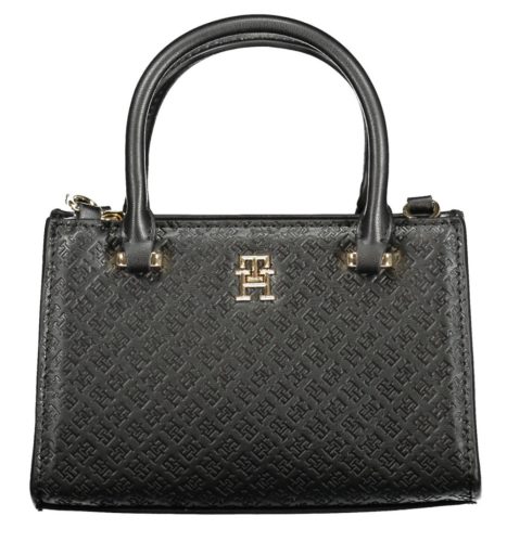  Čierna dámska kabelka Tommy Hilfiger, taška cez rameno 19 x 13 x 7 cm