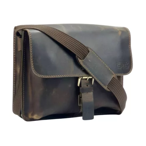 Kožená bočná kabelka Vicenza v športovom štýle, crossbody kabelka