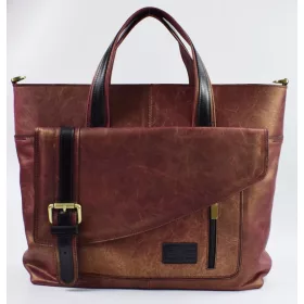    Dámska kožená kabelka Blazek&Anni s priehradkou na notebook 41 x 29 x 10 cm.