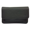  Blažek čierna horizontálna kožená taška na opasok, držiak na telefón 16,5x10,5 cm