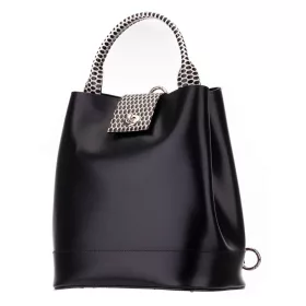    Dámsky hodvábno-lesklý kožený ruksak Blázek a Anni, kabelka 29x28 cm