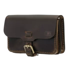  Blažek veľká sťahovacia kožená taška na opasok 18 cm