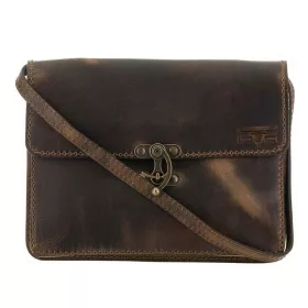    Vyťahovacia dámska kožená taška cez rameno Blázek&Anni swing lock