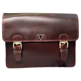    Blázek&Anni: Hodvábna čierna kožená bočná taška 27 x 21 x 5 cm