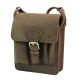  Dvojkomorová bočná taška z byvolej kože 27x21 cm