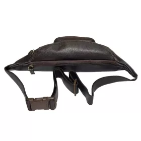  Čierna kožená taška na opasok Blažek