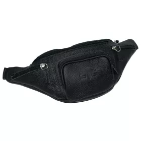  Čierna kožená taška na opasok Blažek