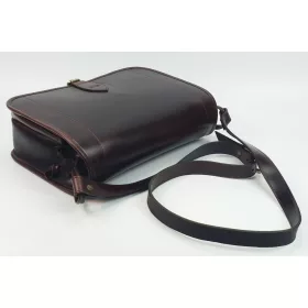    Dámska saténová kožená taška cez rameno Blázek and Anni 32x20 cm