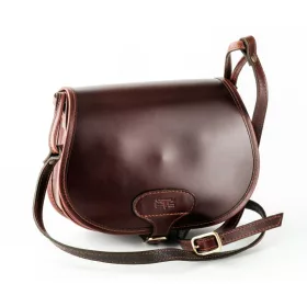    Malá kožená lovecká taška Blazek&Anni, kožená taška cez rameno