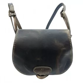    Malá sťahovacia kožená lovecká taška Blazek&Anni, dámska kožená taška cez rameno