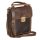  Luciano 2-komorová sťahovacia kožená bočná taška 25,5x21,5 cm