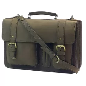    Trojitý pánsky kufrík z byvolej kože Blazek&Anni Giant s držiakom na pero