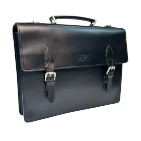  Skvelá nostalgická pánska kožená aktovka 39 x 28,5 cm.