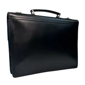  Skvelá nostalgická pánska kožená aktovka 39 x 28,5 cm.